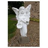 Large Concrete Angel &  Other