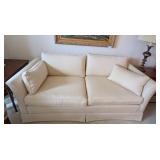 Loveseat- Small Sofa- Cream