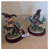 (2) Robin by Andrea Bird Figurines
