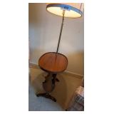 Side Table Lamp w/ Magazine Storage