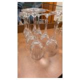 (4) Stemmed Glasses (5) Brandy Glass, & Other