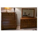 Matching Dresser w/ Mirror & Chest of Drawers