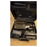 G.E. vintage, full-size VHS Camcorder w/ case 9908