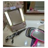 Vidal Sasson Light-up Mirro, Hand Mirrors, Curling