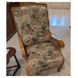 Accent Recliner Chair w/ Cane Side Arms