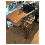 Vintage School Desk Needs Put Back Together
