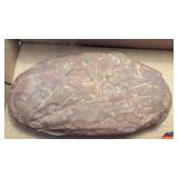 Native American Artifact / Flat Stone w/ Carving?