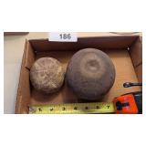 (2) Native American Artifacts / Grinding Stones