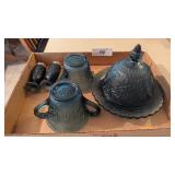 Dark Blue Serving Set