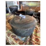 Unmarked Cast Iron Hearth Kettle