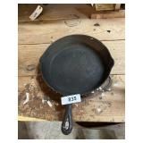 Three Notch Lodge #9 Cast Iron Skillet