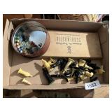 Chess Pieces, Tin w/ Marbles &