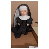 Nun Porcelain Doll -**