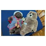 (2) Plush Bears & Puppy Dog