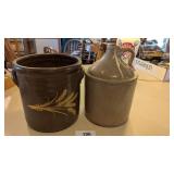 (2) Stoneware Items