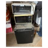 Dorm Fridge, Microwave & Toaster Oven