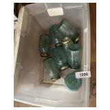 Green Fruit Jars