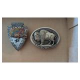 (2) Western Belt Buckles