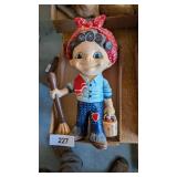 Hand Painted Ceramic Figurine