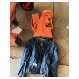 Denim Coat Size XL & Rain Coat