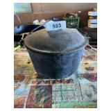 Unmarked Cast Iron Hearth Kettle Lid is Marked ...