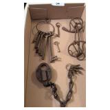 Vintage Lock, Skeleton Keys & Other