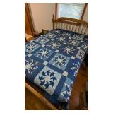 Flying Swallows Handmade Quilt Made in 1988 -**