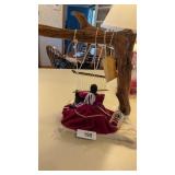 Navajo Indian Rug Weaver Doll / Display
