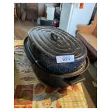 (2) Pcs. Blue Graniteware