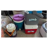 (2) Lunch Coolers & (2) Drink Coolers