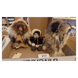 Navajo Indian Dolls / Eskimo Dolls