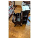 Vintage Magazine Rack & Country Themed Shelf