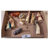 Vintage Nativity Scene -**