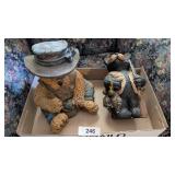 (2) Resin Bear Larger Figurines