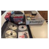 CD Player Radio w/ CDs & Cassette Tapes