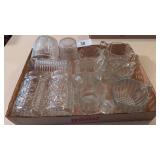 Assorted Sugars, Creamers & Glasses