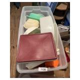 Storage Container + One Large Tote w/ Lid