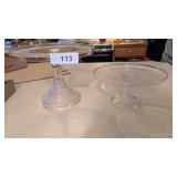 (1) Large & (1) Small Cake Stand