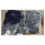 (3) NIP Henley Golf Shirts - Size L