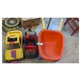 Little Tikes Wheelbarrow + Plastic Truck &