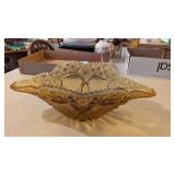 Topaz Gold Fruit Bowl -**