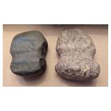 (2) Native American Artifacts / Tomahawk Heads