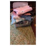 Woven Throws, Curtain & Tote w/ Lid