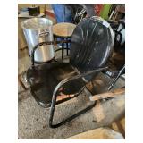Black Metal Outdoor Chair