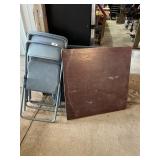Costco Card Table w/ (4) Chairs + Other Card Table