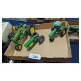 (3) John Deere Toy Tractors -**