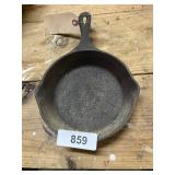 Three Notch Lodge #4 Cast Iron Skillet