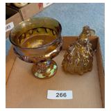 (2) Pcs. Carnival Glass