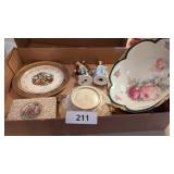 Colonial Figurines, Trinket Box, +
