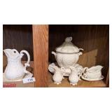 Soup Tureen, Salt & Pepper Shakers, Gravy Boat